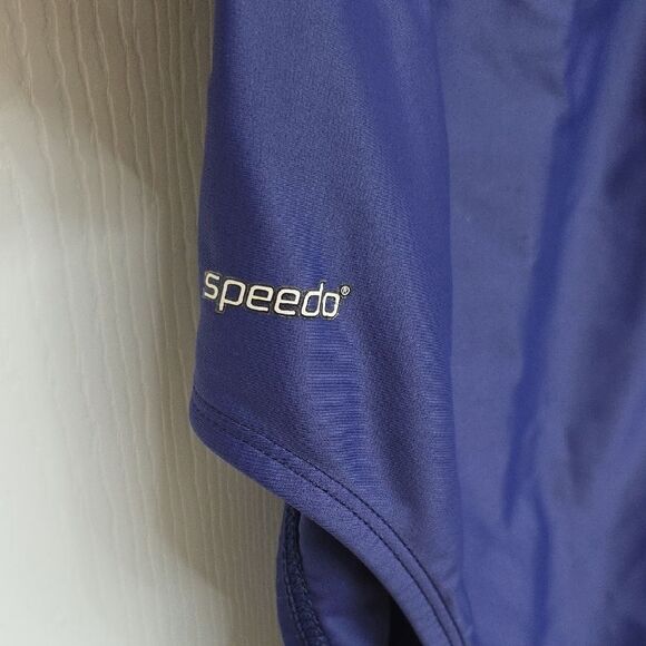 5 For $25 Speedo Navy Blue One-Piece Swimsuit - Picture 2 of 7